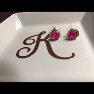 Pink/gold studs